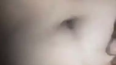 Busty cutie with big boobs shows how she XXX plays with Desi cunt