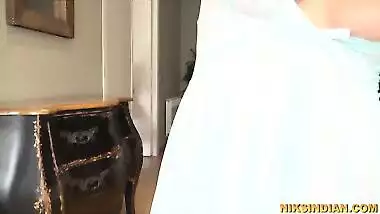50 year old Indian Bhabhi fucked very hard in her ass by the servant