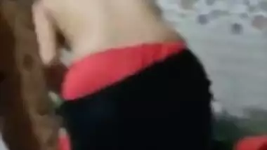 Guy takes camera to follow pretty Desi wife and film porn video