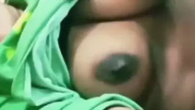 TikTok besties kissing and boobs showing romance