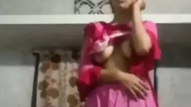 Beautiful Cute Shy Girl Showing