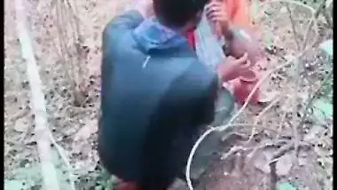 Village aunty is caught fucking outdoor with brother of hubby, Desi mms