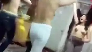 This mehndi party Is on XXX fire! Nude Indian girls dance all over the place