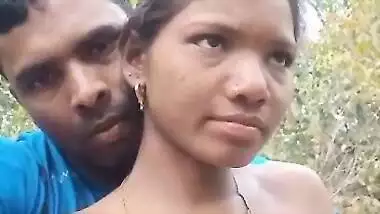 Tribal village wife boob press outdoor sex MMS