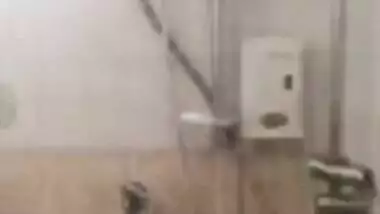 Big-boobied Desi girl had great idea to film herself in the shower