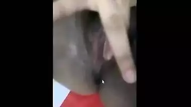 For cash Indian porn star demonstrates on camera her tits and pussy