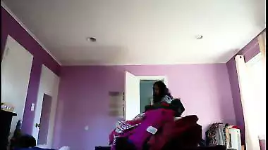 Spying on matured desi aunty dressing in bedroom