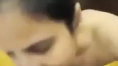 Horny Indian XXX girl tastes hot cum of her ex-boyfriend MMS
