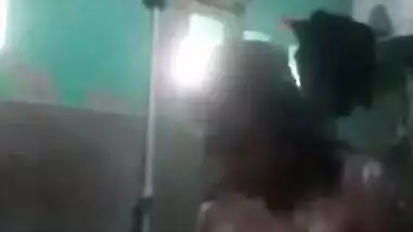 Chubby Desi wife combines relax in shower with quick XXX masturbation