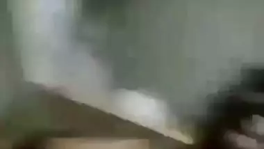 Unsatisfied Tamil village aunty striptease nude MMS