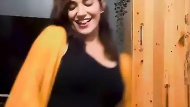 Ruhani Sharma cleavage and thighs