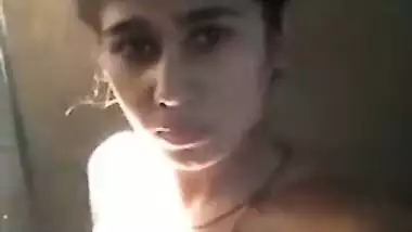 Desi Teen nude selfie movie scene on web camera for her lover