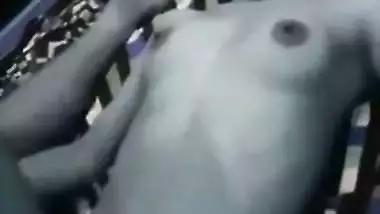 Skinny Desi girl lets boyfriend make MMS video during XXX coupling