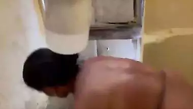 Mature big ass mom ready to take naked bath