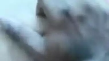 MILF lies on her back and exposes Indian sex parts masturbating XXX twat