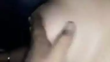 Desi nude hot wife boobs pressing by hubby