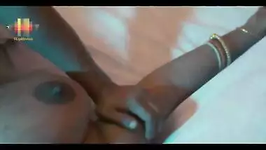 Fat bengali aunty’s big boob pressed and pussy touched by young guy