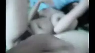 Pornvideos of a sexy college girl having fun with lover in his apartment