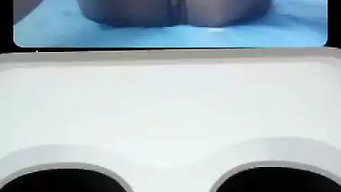 Tamil girlfriend sits naked for boyfriend to masturbate