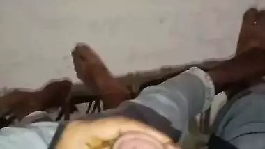 Village tenant couple sex after wife giving handjob