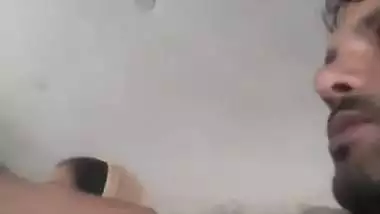 Rural desi lady kissed and boobs sucked in car