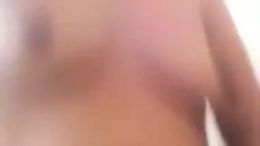 Horny wife nude show on live cam for her secret lover
