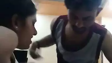 Hardcore Indian sex of the couple fucking first time