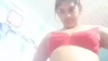 Today Exclusive- Sexy Desi Bhabhi Strip Her Cloths And Showing Boobs And Pussy Part 1