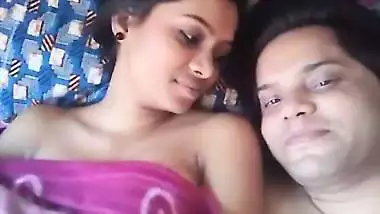 Sexy honeymoon romantic sex of Meghana