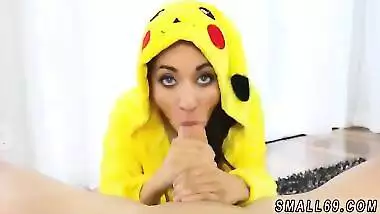 Cum inside her ass and big ass fucked in leggings Poke Man Go