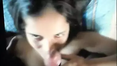 Languid XXX blowjob and amateur Desi woman is ready for cum in mouth