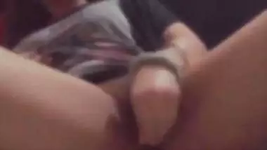 An 18 yr old girl masturbates with a pencil in desi teen sex