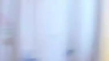 Chick bares her tiny sex breasts to her XXX Indian admirer with a camera